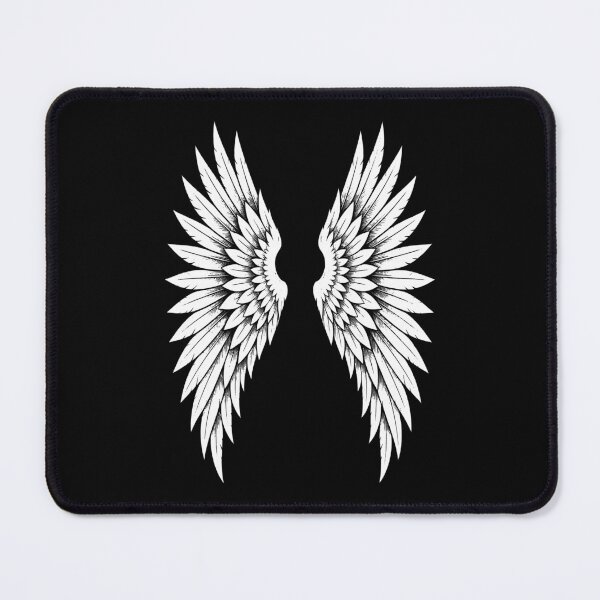 Item preview, Retro Angel Wings Tattoo Flash Rock Poster Design designed and sold by Artycom.
