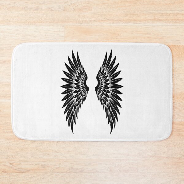 Item preview, Retro Angel Wings Tattoo Flash Rock Poster Design designed and sold by Artycom.