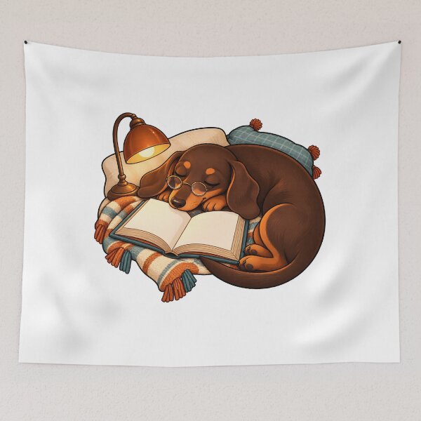 Item preview, Dachshund Book Nook designed and sold by EpicwaveDesigns.