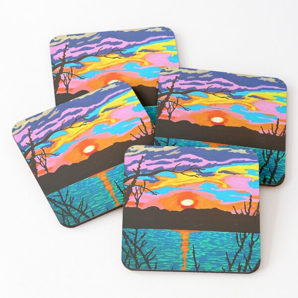 Item preview, SUNSET ABSTRACT designed and sold by SnazzyWolfArt.