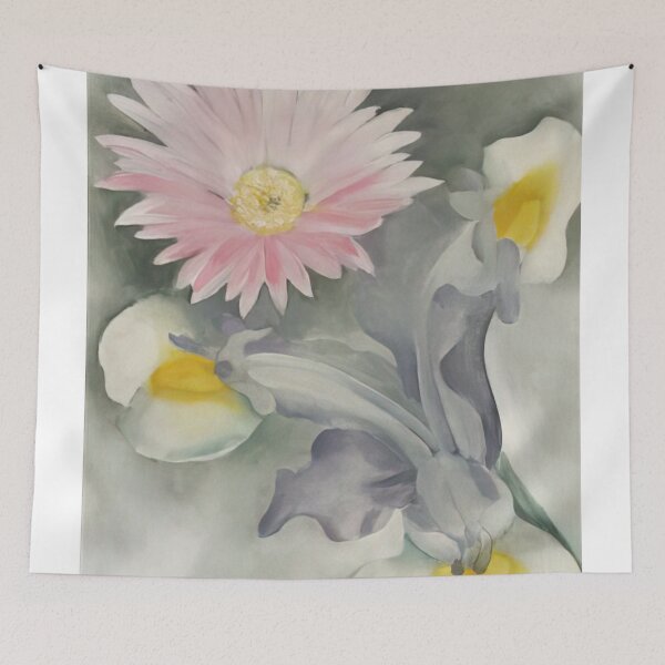 Item preview, Pink daisy with iris designed and sold by EtherShadeArt.