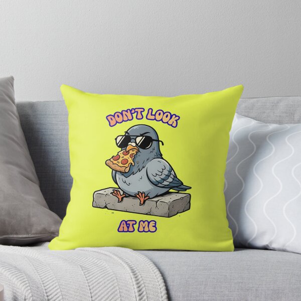 Item preview, Dont Look At Me Pizza Pigeon designed and sold by ZeroContextArt.