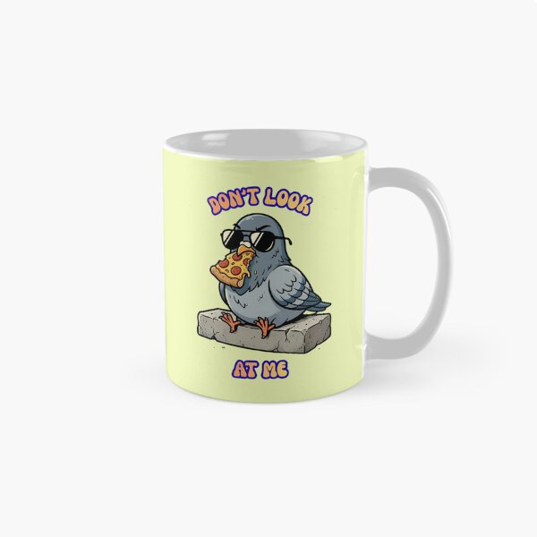 Item preview, Dont Look At Me Pizza Pigeon designed and sold by ZeroContextArt.