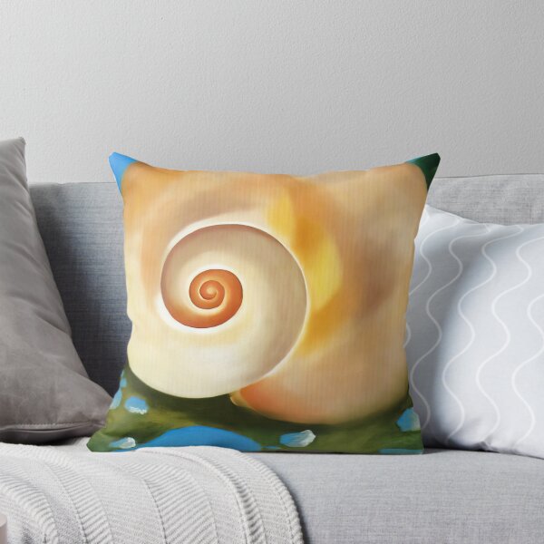 Item preview, Pink shell with seaweed designed and sold by EtherShadeArt.