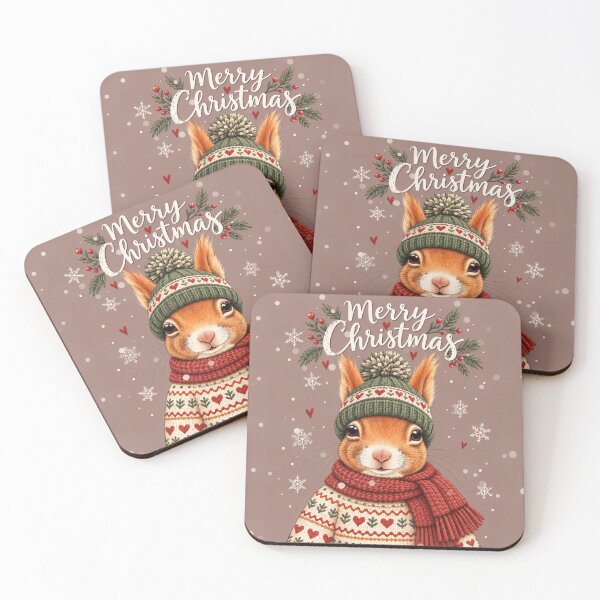 Item preview, Merry Christmas Squirrel designed and sold by Zeewind.