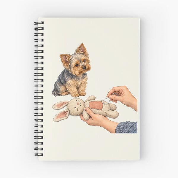Item preview, Visible Mending Yorkie Dog Toy Patchwork Art designed and sold by MythicCotton.