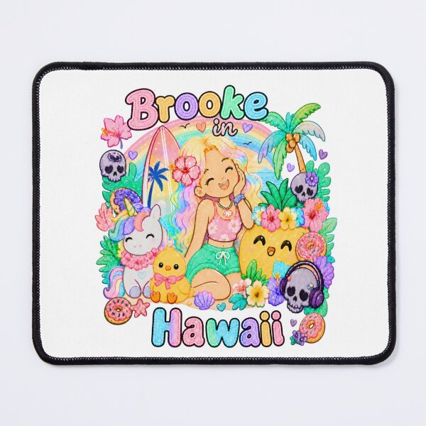 Item preview, Brooke Name Hawaii Beach Vacation Creepy Cute Aesthetic designed and sold by TheChalkyFox.