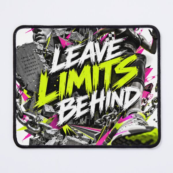 Item preview, Leave Limits Behind – Bold Neon Abstract Typography designed and sold by Jandedan.