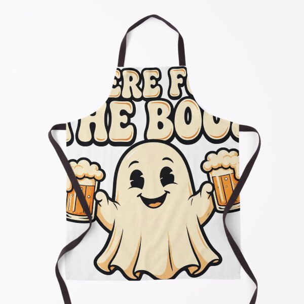 Item preview, Here for the Boos Shirt — Funny Ghost Beer Halloween Tee designed and sold by unthinkabletees.