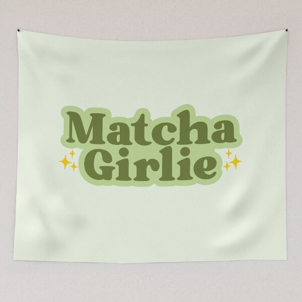 Item preview, matcha girlie designed and sold by PeachyLitchi.