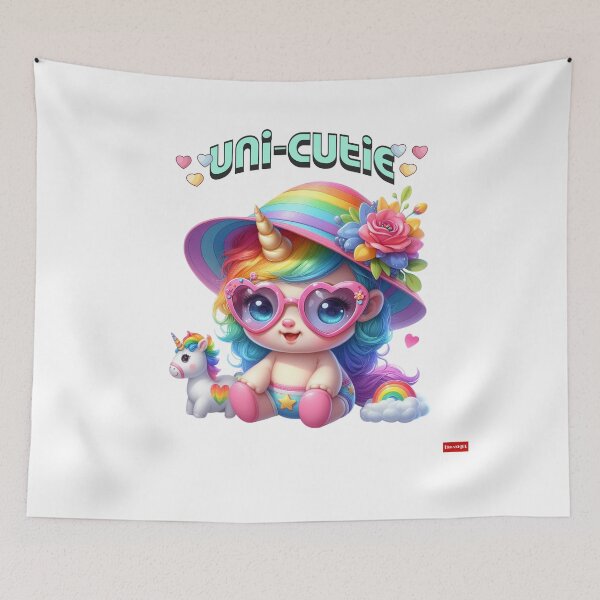 Item preview, Unicorn T-Shirt Series: UC-001-Cute Colorful Unicorn T-Shirt for Little Unicorn and Rainbow Lovers! One-Piece designed and sold by URBANIQUE Cool Stuff.