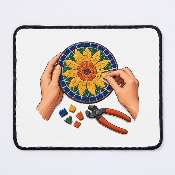 Item preview, Colorful Mosaic Making Hands designed and sold by Philippa Shop.