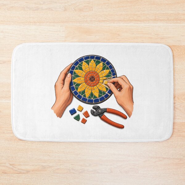 Item preview, Colorful Mosaic Making Hands designed and sold by Philippa Shop.