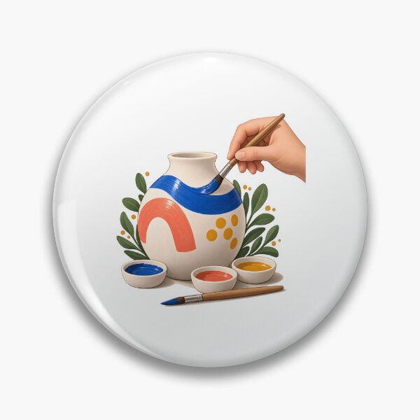 Item preview, Hand Painted Pottery Studio Moment designed and sold by Philippa Shop.