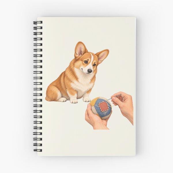 Item preview, Visible Mending Corgi Dog Toy Repair Art designed and sold by MythicCotton.