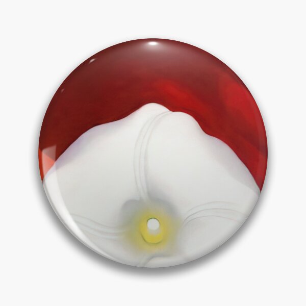 Item preview, Red hills and white flower designed and sold by EtherShadeArt.