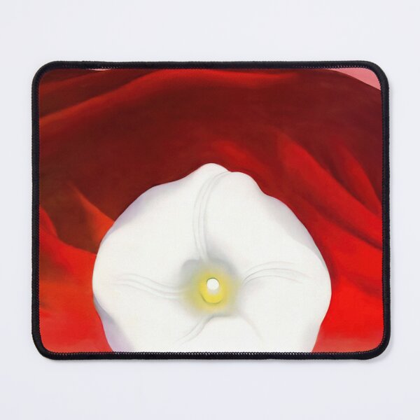 Item preview, Red hills and white flower designed and sold by EtherShadeArt.