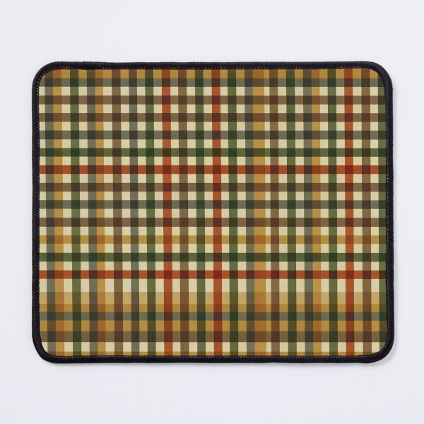 Item preview, Plaid Pattern - Gold and Forest Green designed and sold by Mindful Wall Art Studio.
