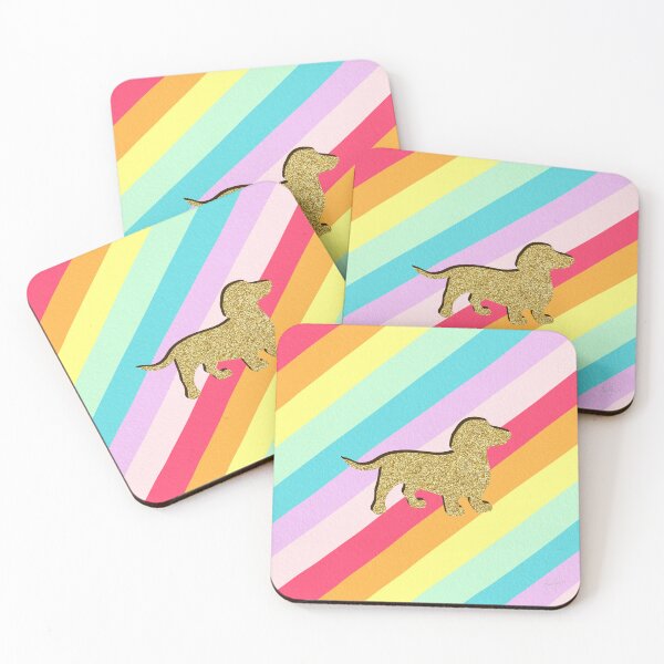 Item preview, Dachshund and stripes designed and sold by Ana Gorozpe.