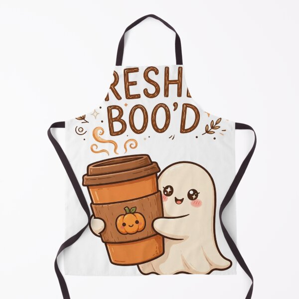 Item preview, Freshly Boo'd Coffee Shirt — Cute Ghost Halloween Tee designed and sold by unthinkabletees.