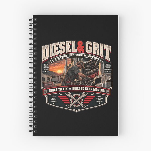Item preview, Diesel & Grit - Vintage Diesel Mechanic Americana Workwear T-Shirt designed and sold by DomKo10.