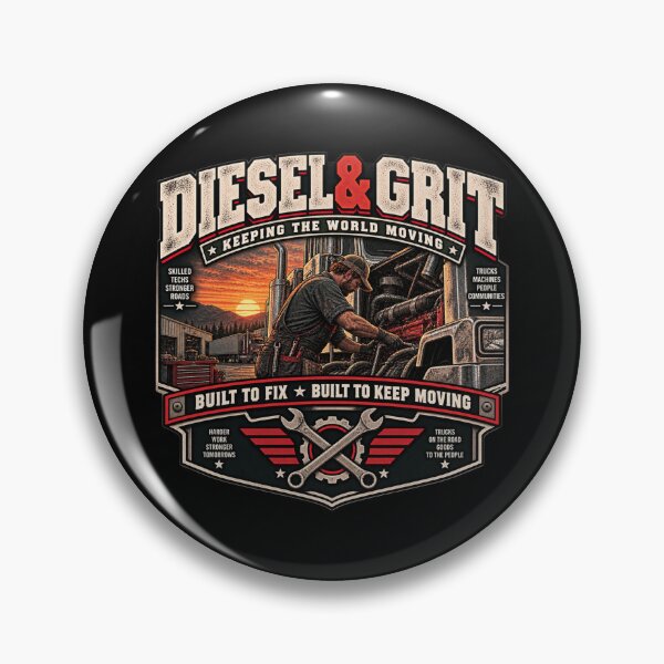 Item preview, Diesel & Grit - Vintage Diesel Mechanic Americana Workwear T-Shirt designed and sold by DomKo10.