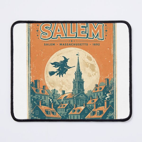 Item preview, Meet Me in Salem Shirt — Vintage Witch Travel Halloween Tee designed and sold by unthinkabletees.
