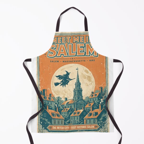 Item preview, Meet Me in Salem Shirt — Vintage Witch Travel Halloween Tee designed and sold by unthinkabletees.