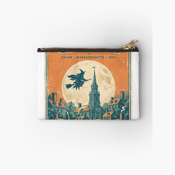 Item preview, Meet Me in Salem Shirt — Vintage Witch Travel Halloween Tee designed and sold by unthinkabletees.
