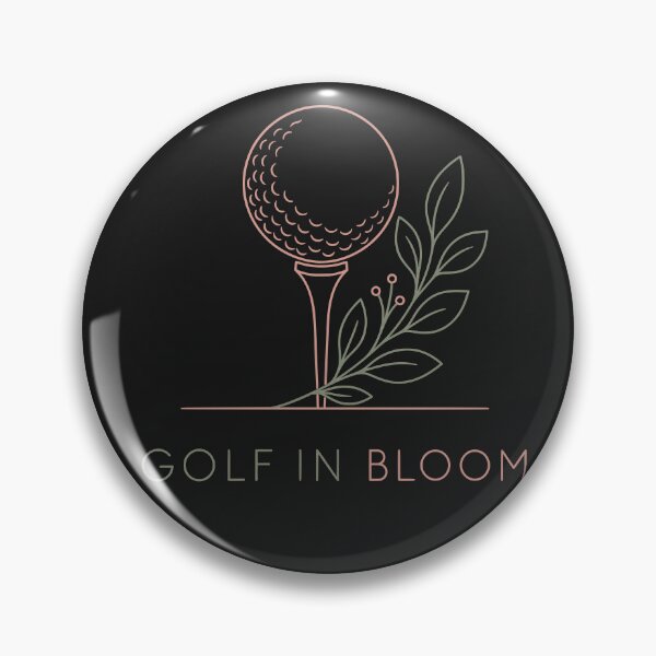 Item preview, Golf In Bloom Minimalist Line Art - Womens Modern Golf Gift - Rose Gold Tee Art designed and sold by BelievingCreates.