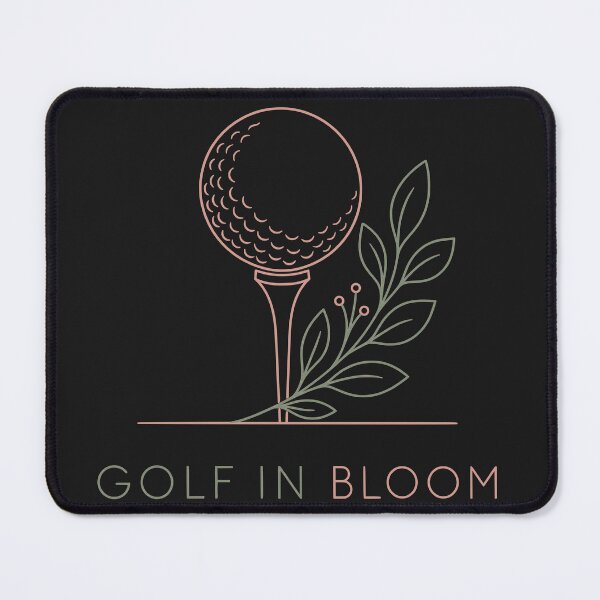 Item preview, Golf In Bloom Minimalist Line Art - Womens Modern Golf Gift - Rose Gold Tee Art designed and sold by BelievingCreates.