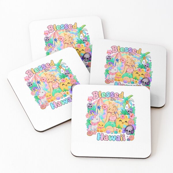 Item preview, Blessed in Hawaii Pastel Goth Kawaii Beach Aesthetic designed and sold by TheChalkyFox.