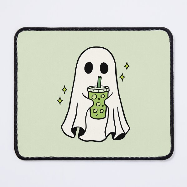 Item preview, matcha lover ghost designed and sold by PeachyLitchi.