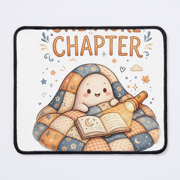 Item preview, One More Chapter Shirt — Cute Ghost Bookish Halloween Tee designed and sold by unthinkabletees.