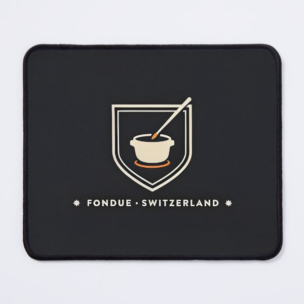 Item preview, Vintage Shield Badge Fondue Switzerland Food Crest Vector designed and sold by Shutter-Dragon.
