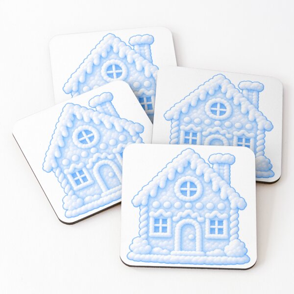Item preview, Whimsical Winter Cloudland - Christmas Cloud Gingerbread House designed and sold by ArtemisEutopia.