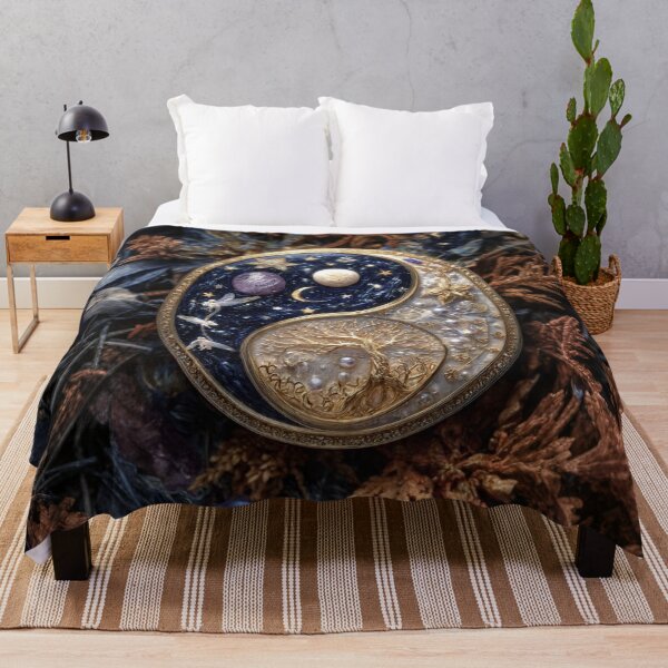 Item preview, Foliage-Framed Yin-Yang Medallion designed and sold by KingsArtworx 2.