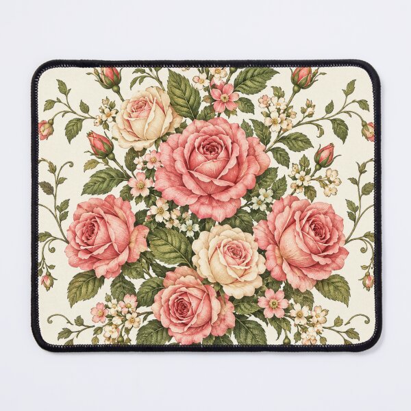 Item preview, Bed of Roses Duvet Cover & Pillow | Vintage Floral Botanical Pattern | Cottagecore Home Decor designed and sold by ElegantPeople.