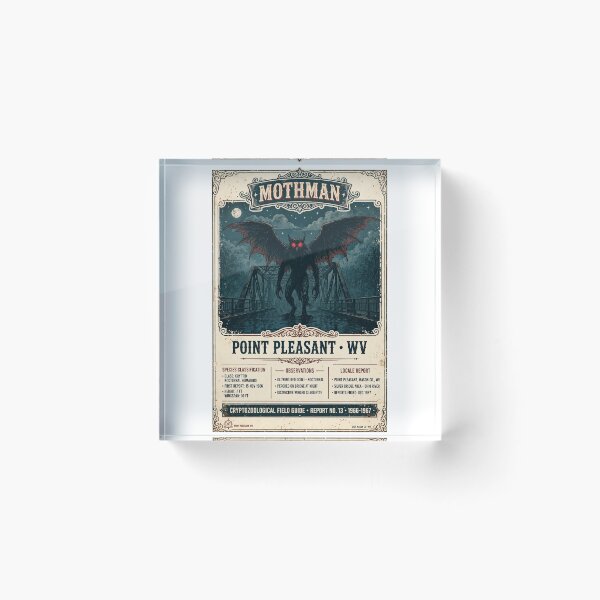 Item preview, Mothman Shirt — Vintage Cryptid Halloween Tee designed and sold by unthinkabletees.