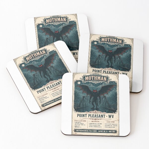 Item preview, Mothman Shirt — Vintage Cryptid Halloween Tee designed and sold by unthinkabletees.