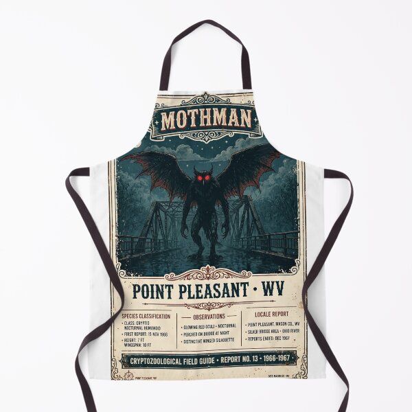 Item preview, Mothman Shirt — Vintage Cryptid Halloween Tee designed and sold by unthinkabletees.