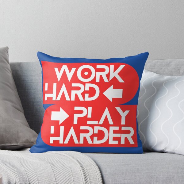 Item preview, Work hard Play hard designed and sold by lolamanzanas.