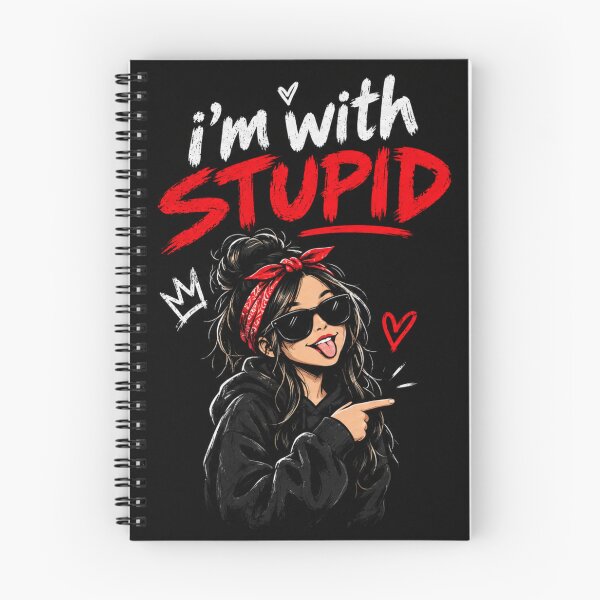 Item preview, I'm with stupid man designed and sold by oumadane.