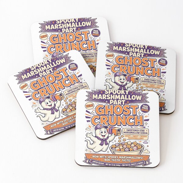 Item preview, Ghost Crunch Cereal Shirt — Retro Spooky Breakfast Tee designed and sold by unthinkabletees.