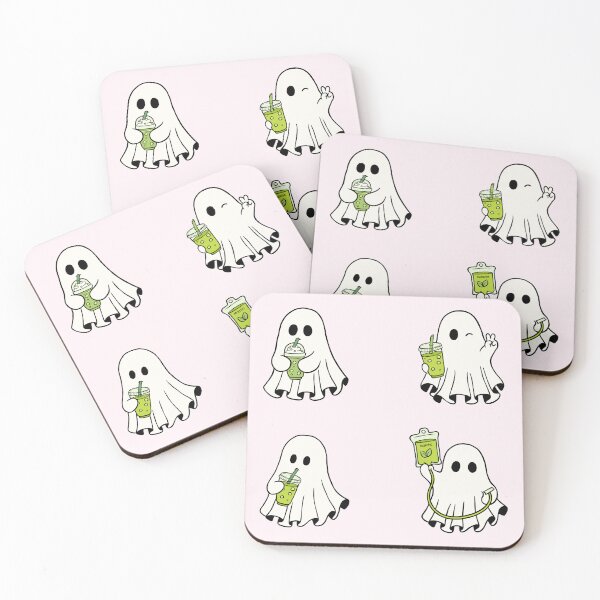 Item preview, matcha lover ghosts designed and sold by PeachyLitchi.