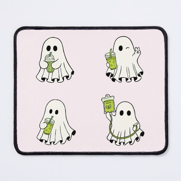 Item preview, matcha lover ghosts designed and sold by PeachyLitchi.