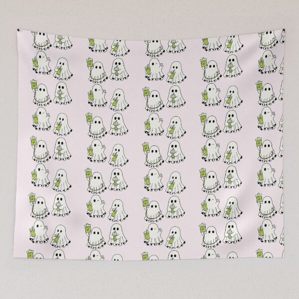 Item preview, matcha lover ghosts designed and sold by PeachyLitchi.