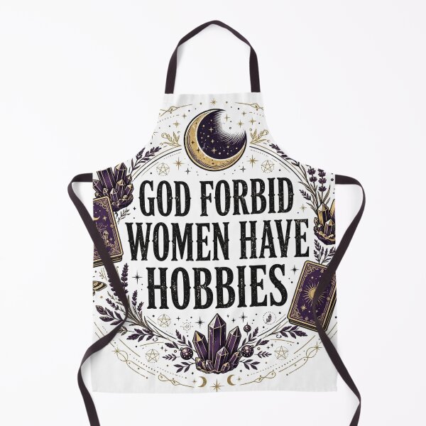 Item preview, God Forbid Women Have Hobbies Shirt — Feminist Witch Halloween Tee designed and sold by unthinkabletees.