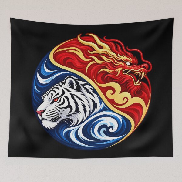 Item preview, Yin-Yang of the Dragon and the Tiger designed and sold by lAnJefurtifeu.