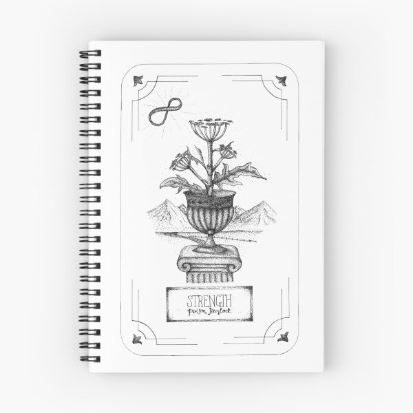 Item preview, Strength — Hemlock | Poisonous Plants Tarot designed and sold by HerbariumNoctur.